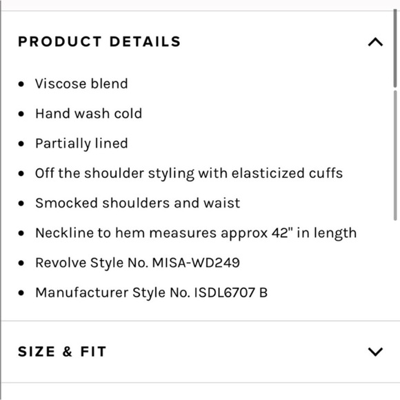 NWT MISA Los Angeles Isidora Dress Sz L Tiered Ruffle Off Shoulder Midi Romantic - Picture 11 of 12